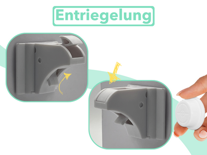 magnetische Schranksicherung/Schubladensicherung/Magnetschloss
